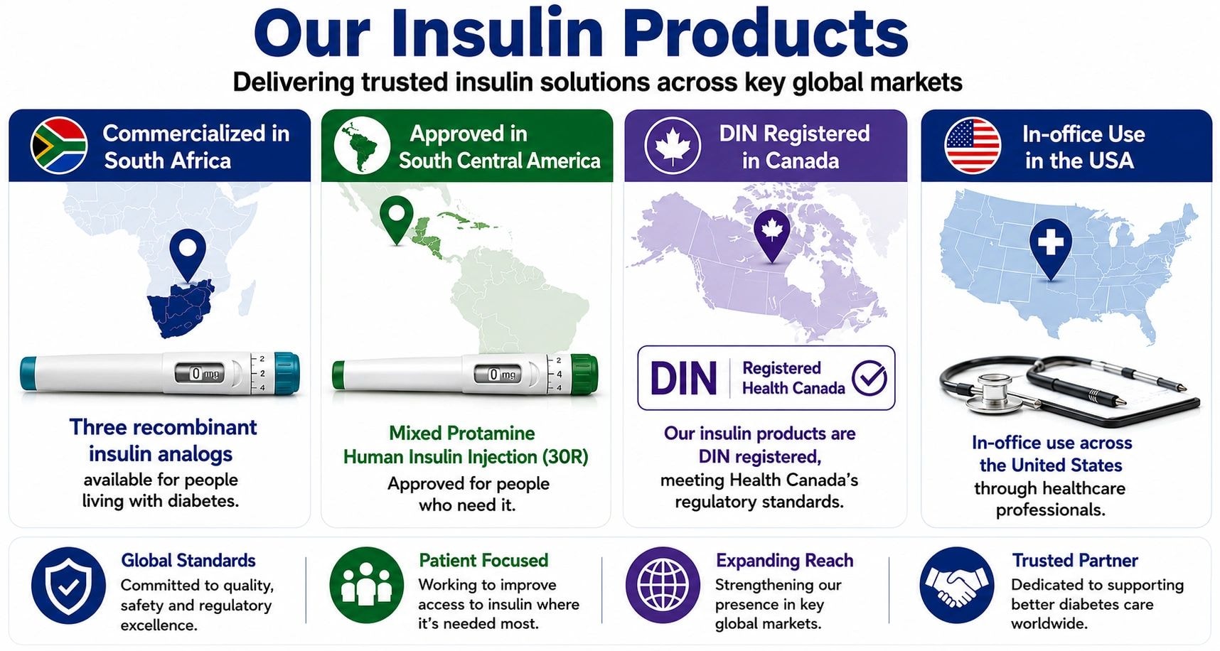 Our Insulin Products — Global Markets